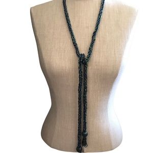 Long Multi-Color Lariat Necklace - NWT